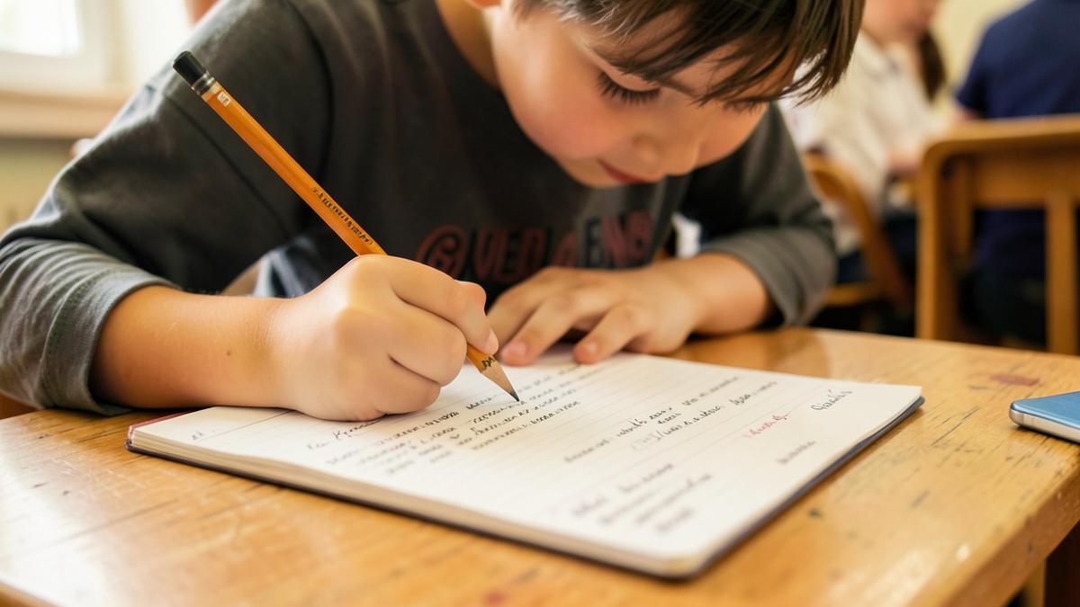 Français écrit : aider un enfant MRE à progresser