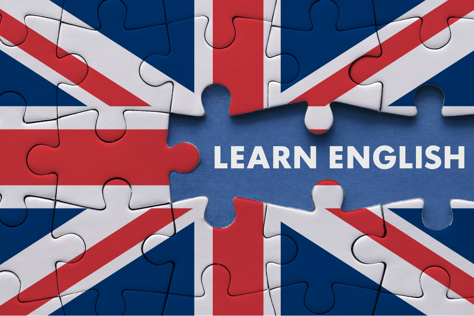 Learn English - UK Flag Puzzle